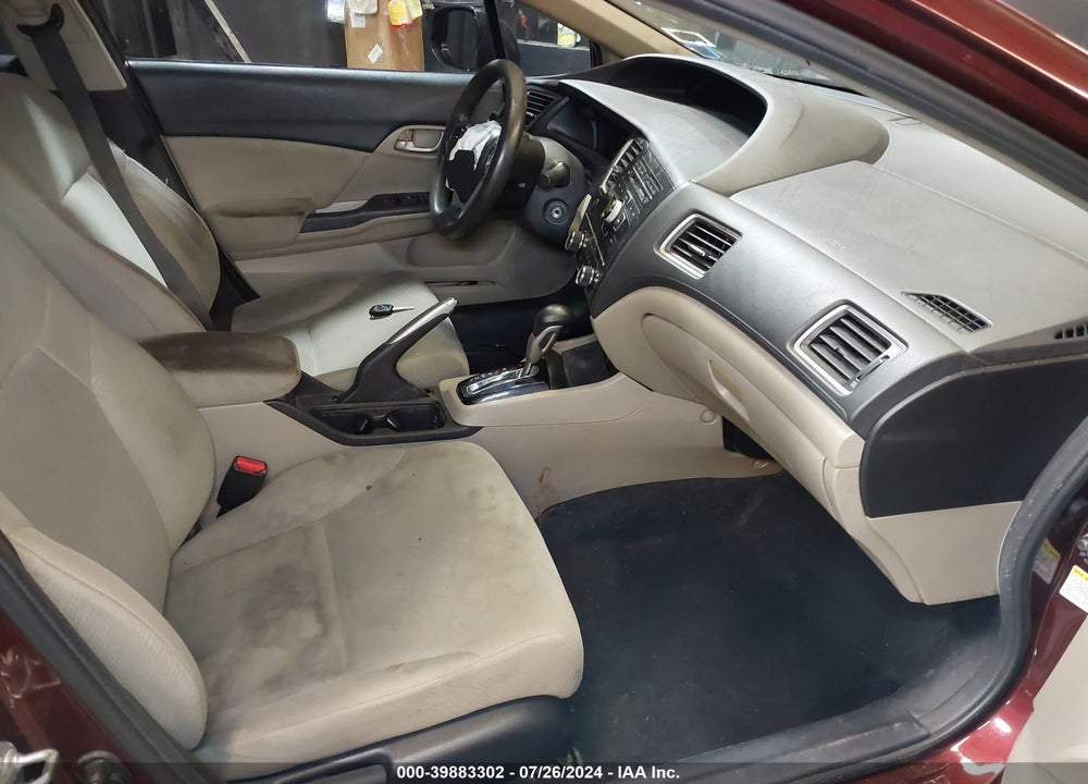 2013 HONDA CIVIC LX VIN: 19XFB2F5XDE219662