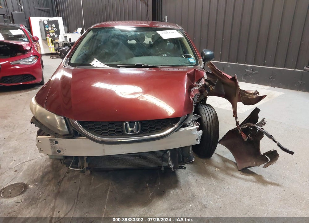 2013 HONDA CIVIC LX VIN: 19XFB2F5XDE219662