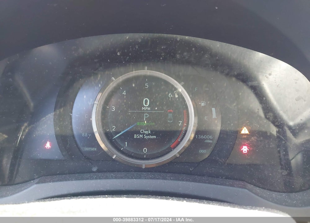 2015 LEXUS IS 250 VIN: JTHBF1D24F5079952
