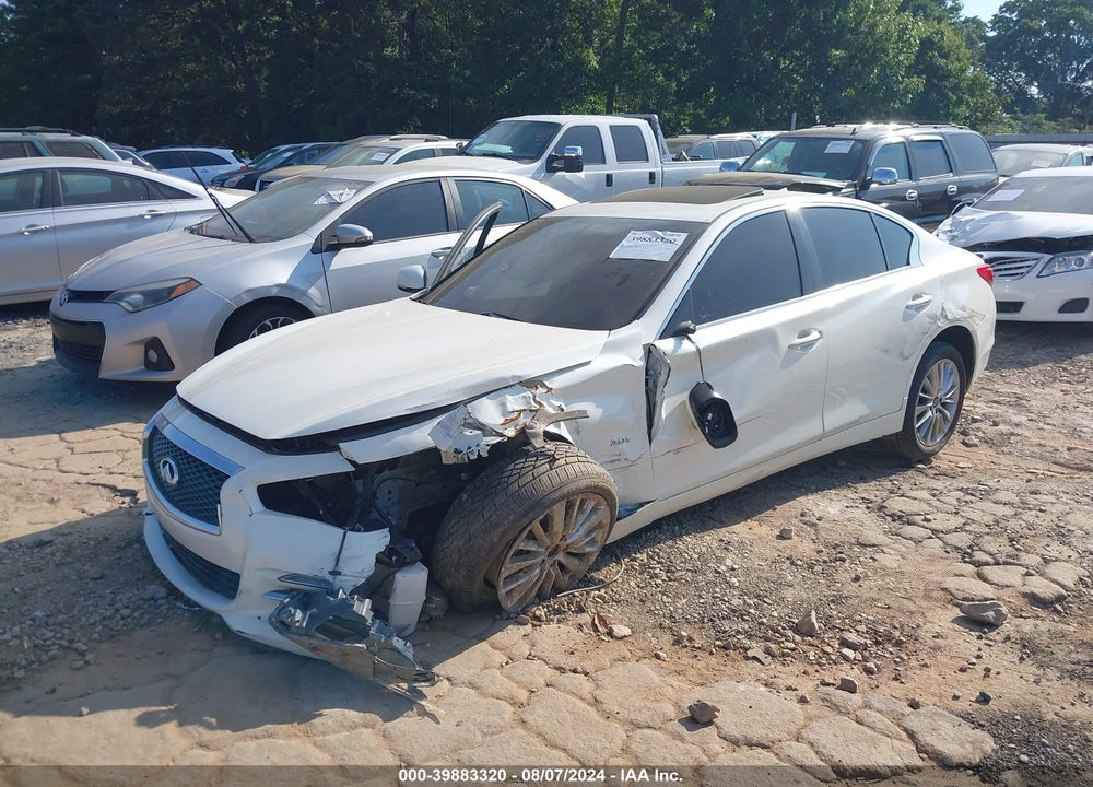 2016 INFINITI Q50 3.0T PREMIUM VIN: JN1EV7AR3GM345378