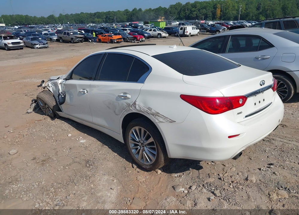 2016 INFINITI Q50 3.0T PREMIUM VIN: JN1EV7AR3GM345378