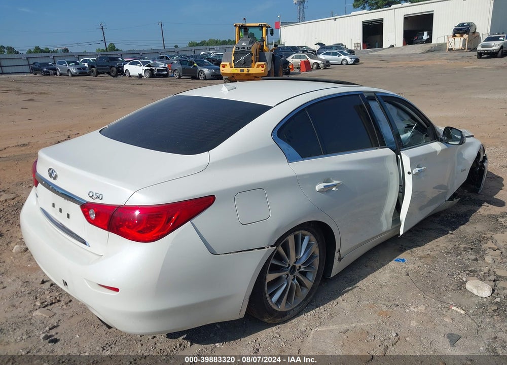 2016 INFINITI Q50 3.0T PREMIUM VIN: JN1EV7AR3GM345378