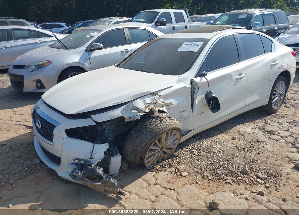 2016 INFINITI Q50 3.0T PREMIUM VIN: JN1EV7AR3GM345378