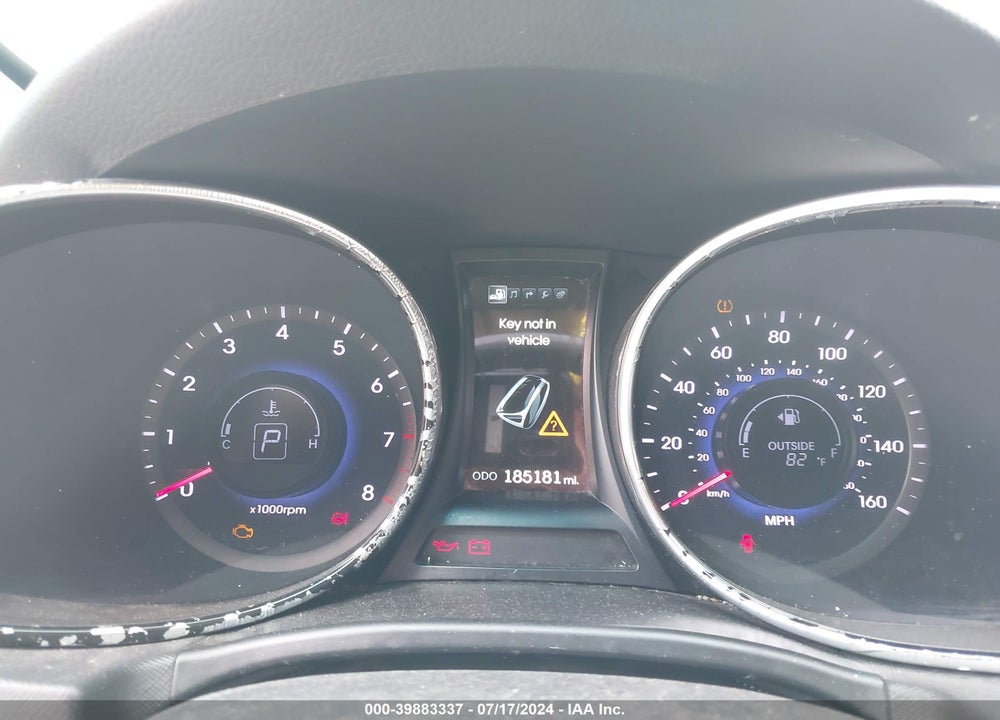 2014 HYUNDAI SANTA FE LIMITED VIN: KM8SR4HF2EU075549