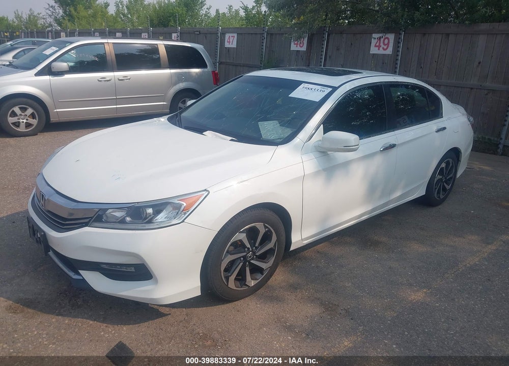2016 HONDA ACCORD EX VIN: 1HGCR2F71GA087108