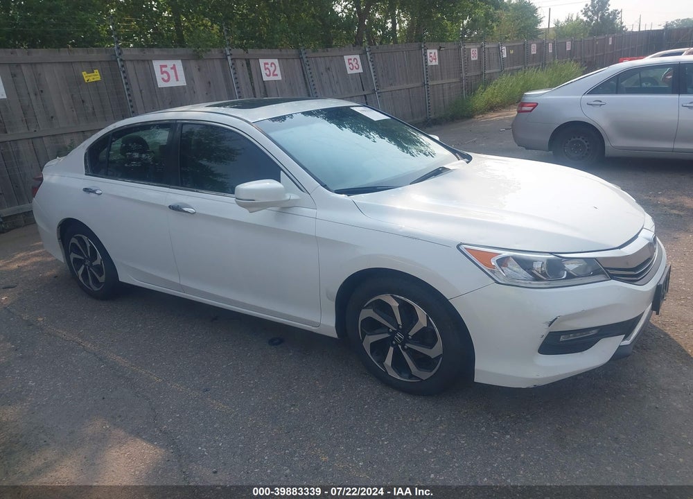 2016 HONDA ACCORD EX VIN: 1HGCR2F71GA087108