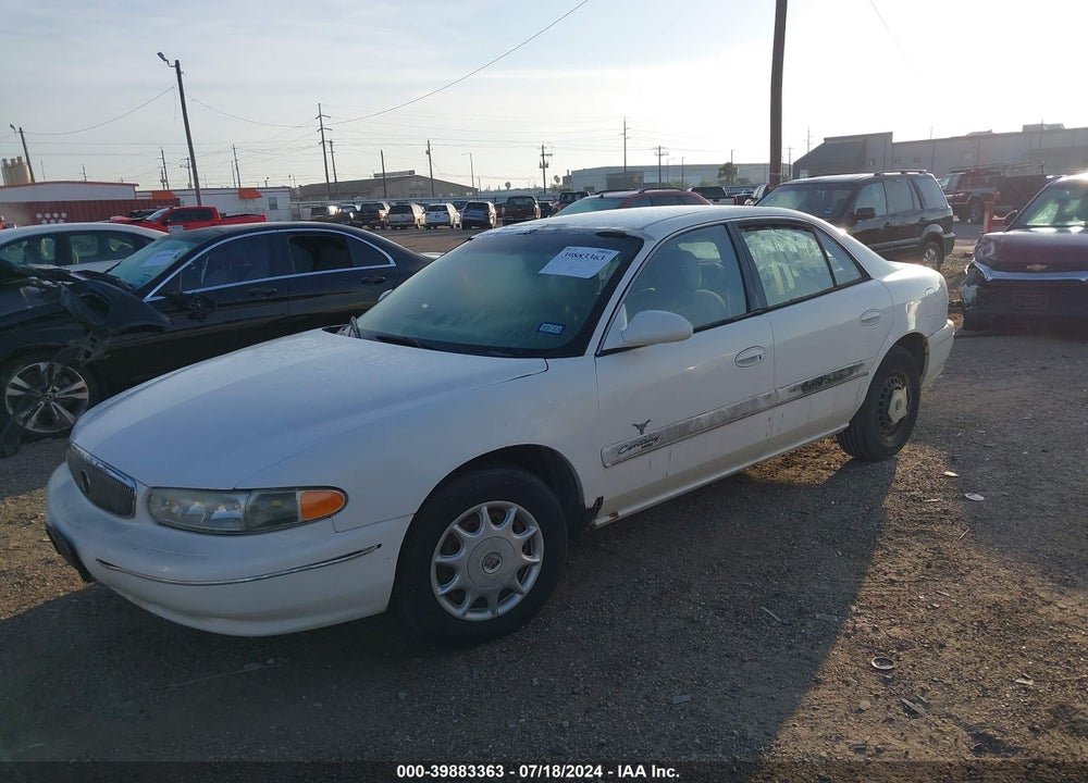 2001 BUICK CENTURY CUSTOM VIN: 2G4WS52J111250551