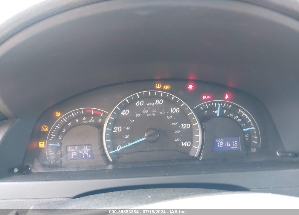 2012 TOYOTA CAMRY LE VIN: 4T1BF1FK6CU021871