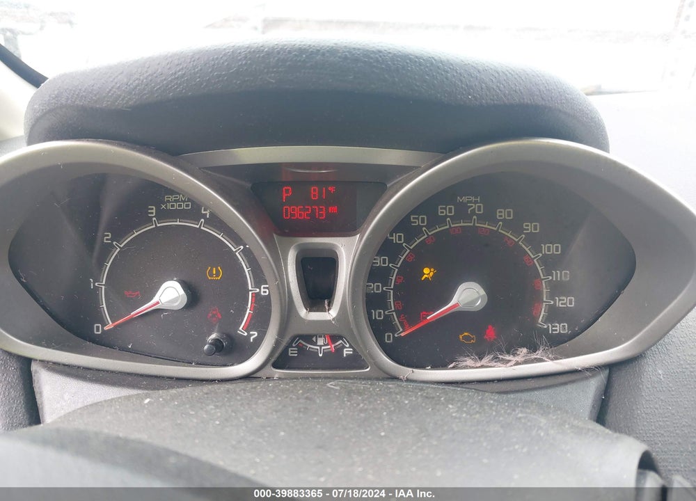 2011 FORD FIESTA SE VIN: 3FADP4BJ1BM108904