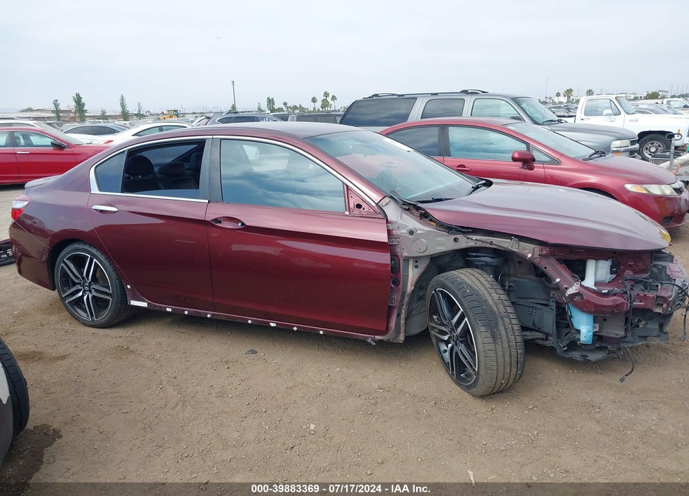 2016 HONDA ACCORD SPORT VIN: 1HGCR2F54GA080233