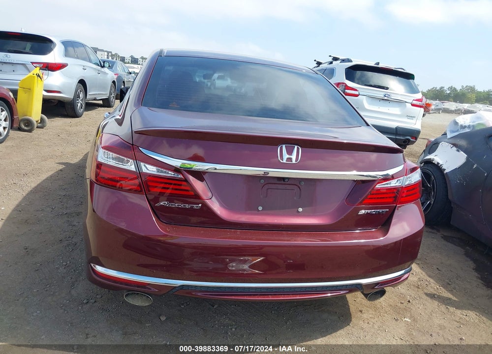 2016 HONDA ACCORD SPORT VIN: 1HGCR2F54GA080233