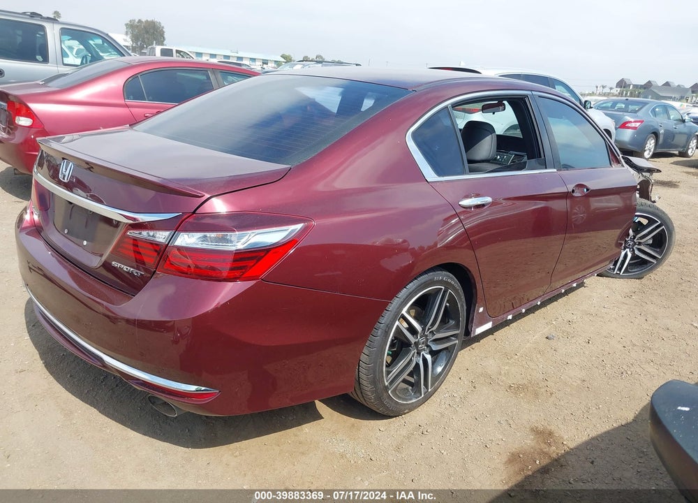 2016 HONDA ACCORD SPORT VIN: 1HGCR2F54GA080233