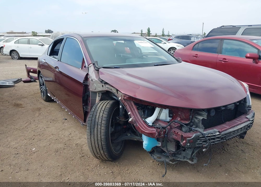 2016 HONDA ACCORD SPORT VIN: 1HGCR2F54GA080233
