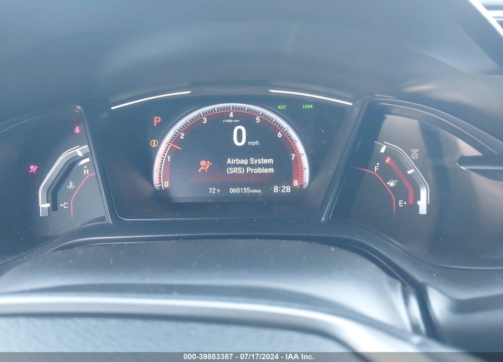 2019 HONDA CIVIC SPORT VIN: SHHFK7H47KU212594