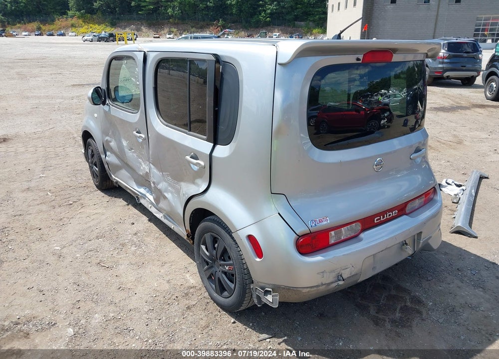 2009 NISSAN CUBE 1.8S VIN: JN8AZ28R39T116446