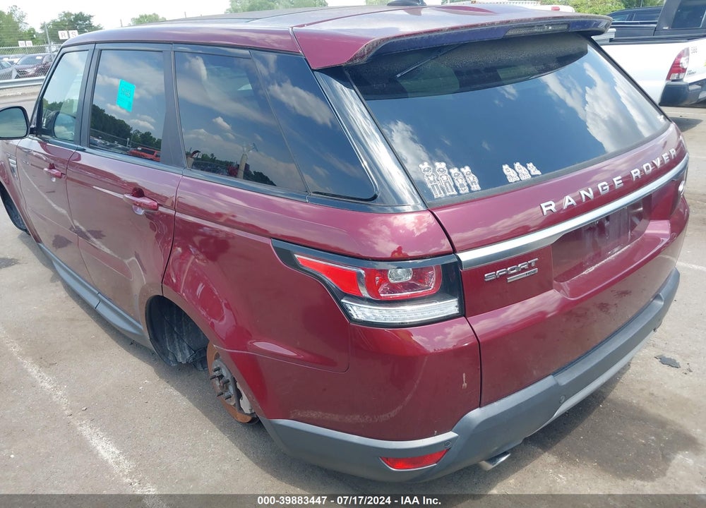 2015 LAND ROVER RANGE ROVER SPORT 3.0L V6 SUPERCHARGED HSE VIN: SALWR2VF0FA612736