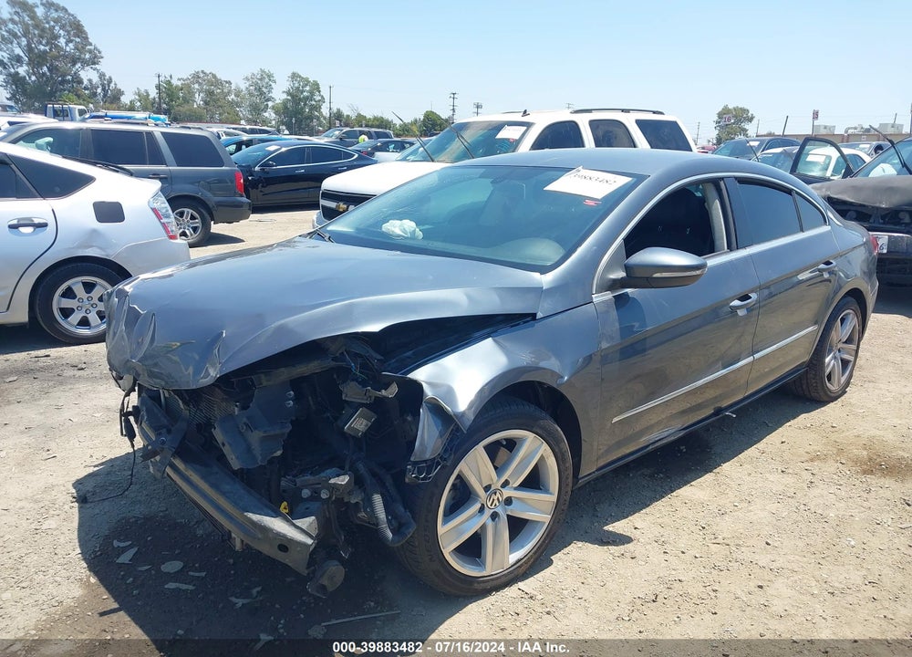 2014 VOLKSWAGEN CC 2.0T SPORT VIN: WVWBP7AN5EE527274
