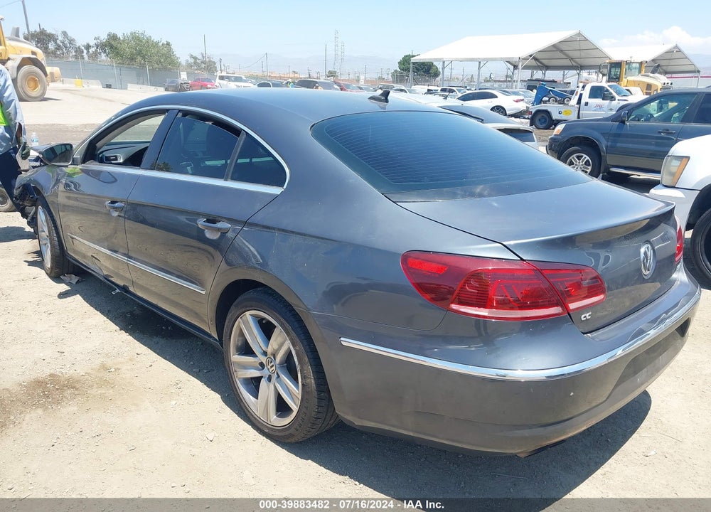 2014 VOLKSWAGEN CC 2.0T SPORT VIN: WVWBP7AN5EE527274