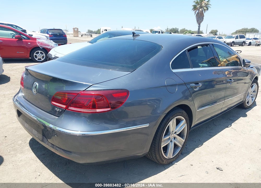 2014 VOLKSWAGEN CC 2.0T SPORT VIN: WVWBP7AN5EE527274