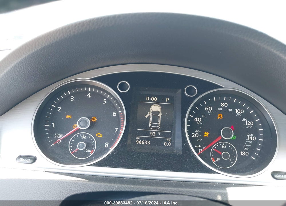2014 VOLKSWAGEN CC 2.0T SPORT VIN: WVWBP7AN5EE527274