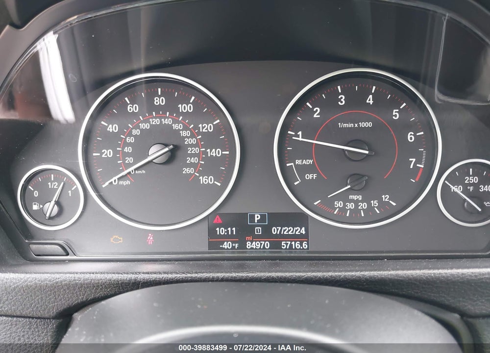 2015 BMW 335I VIN: WBA3A9C54FKW74569