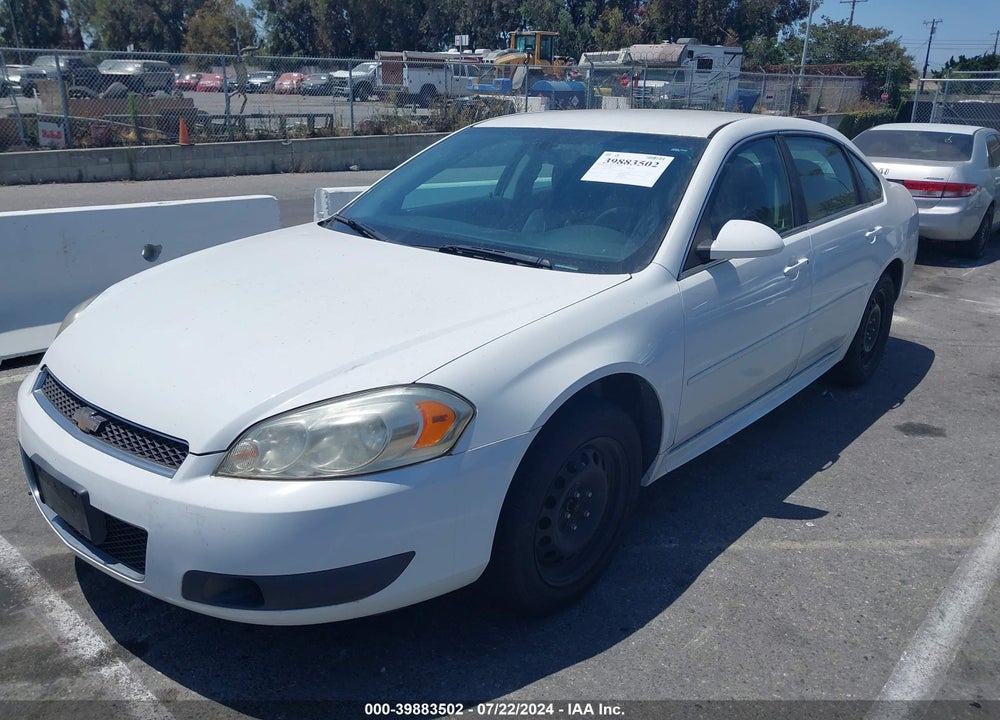 2012 CHEVROLET IMPALA POLICE VIN: 2G1WD5E3XC1157471