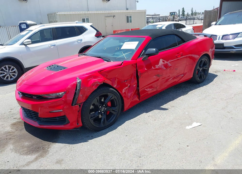 2020 CHEVROLET CAMARO RWD 2SS VIN: 1G1FH3D75L0143969