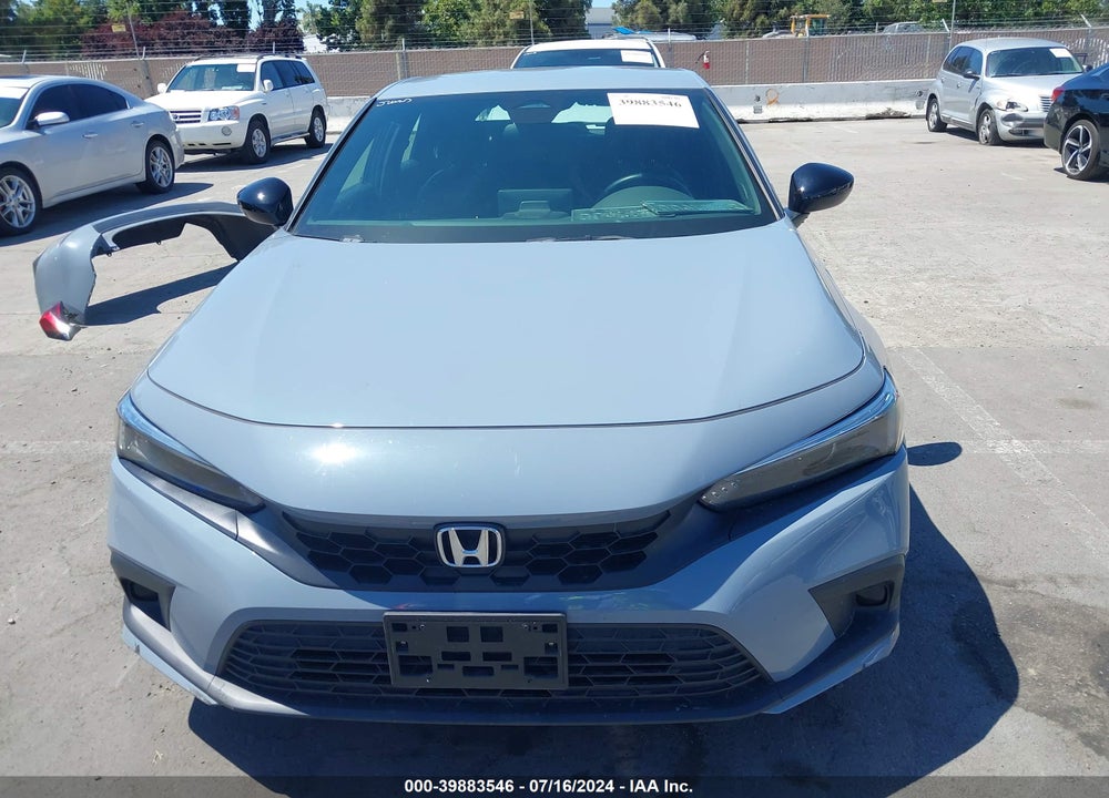2022 HONDA CIVIC SPORT VIN: 19XFL2H89NE015926