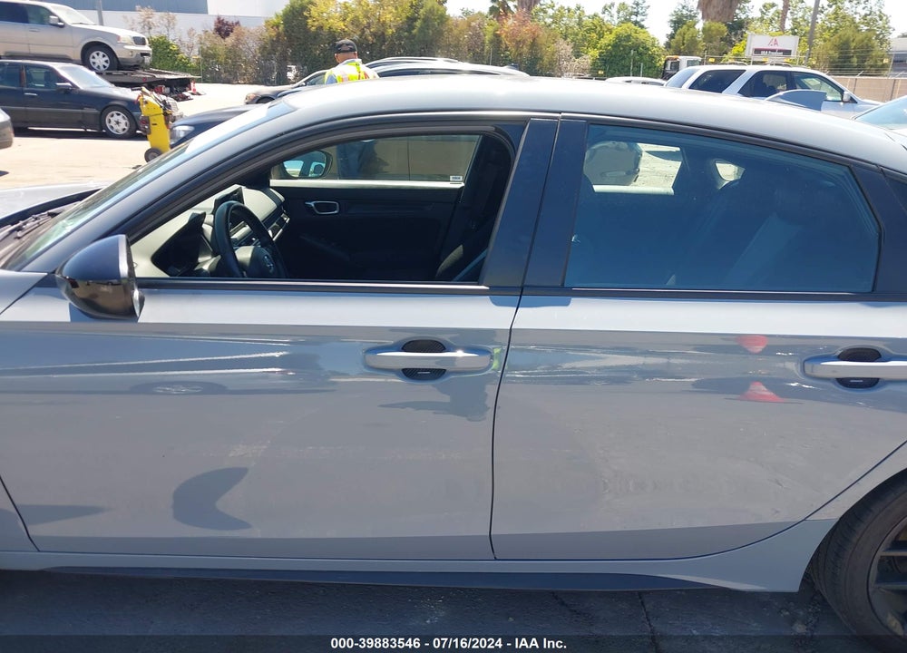 2022 HONDA CIVIC SPORT VIN: 19XFL2H89NE015926