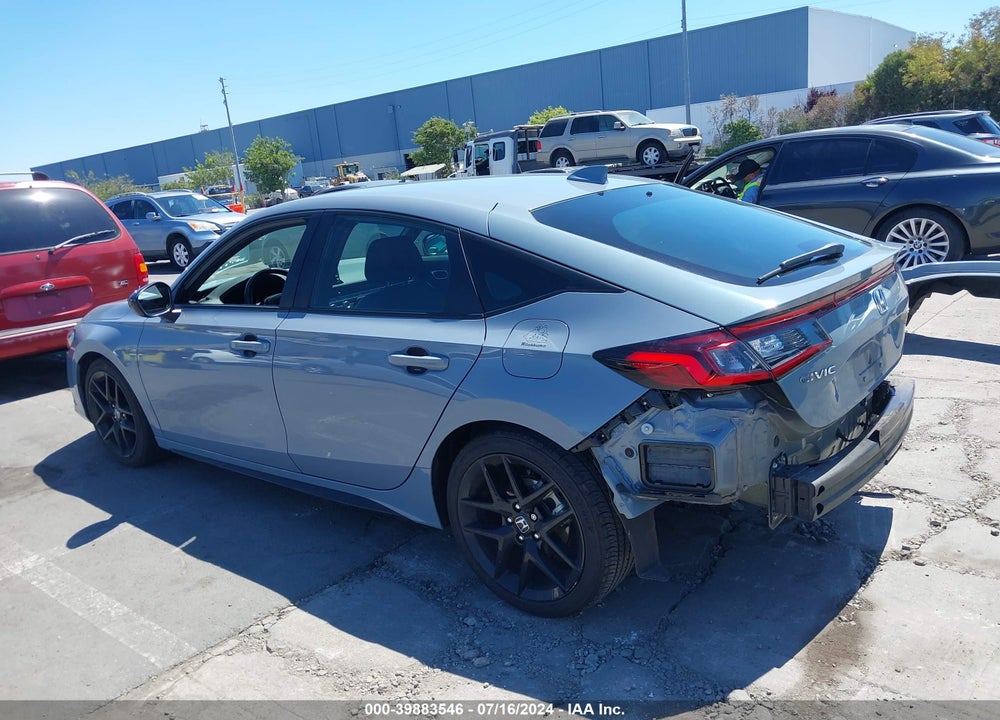 2022 HONDA CIVIC SPORT VIN: 19XFL2H89NE015926