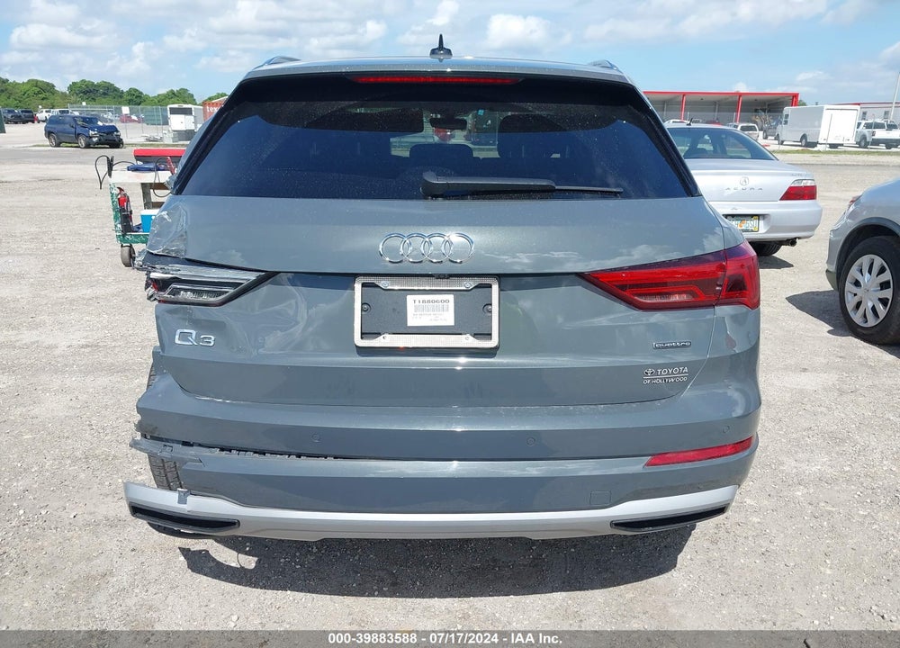 2020 AUDI Q3 PREMIUM 45 TFSI QUATTRO TIPTRONIC VIN: WA1AECF32L1001751