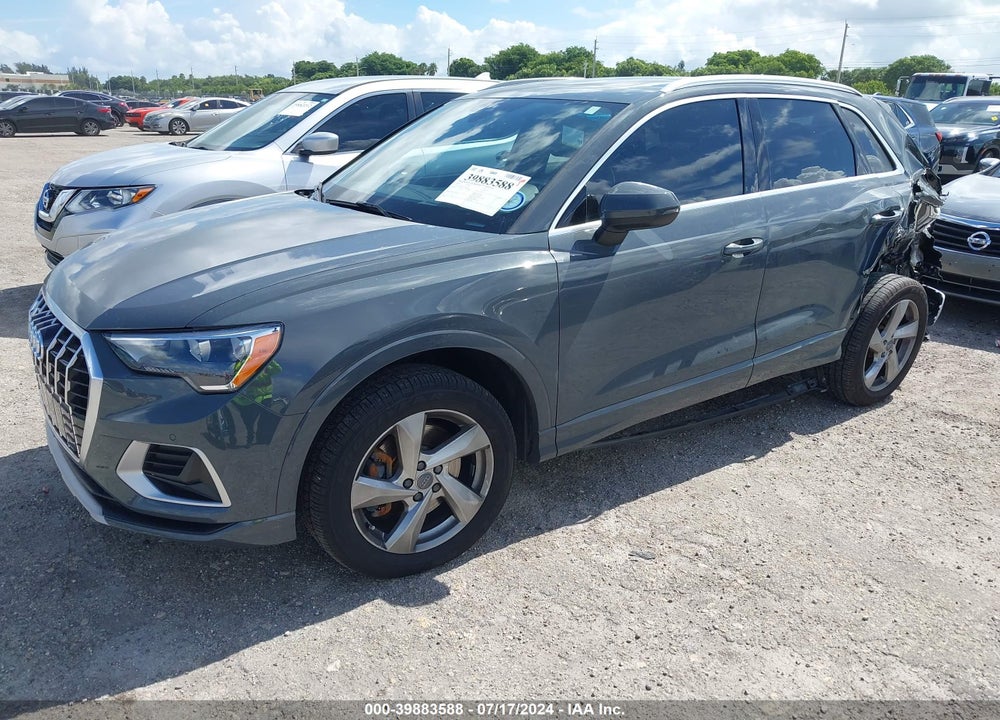 2020 AUDI Q3 PREMIUM 45 TFSI QUATTRO TIPTRONIC VIN: WA1AECF32L1001751