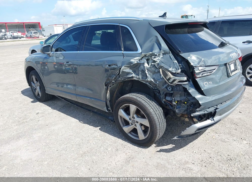 2020 AUDI Q3 PREMIUM 45 TFSI QUATTRO TIPTRONIC VIN: WA1AECF32L1001751