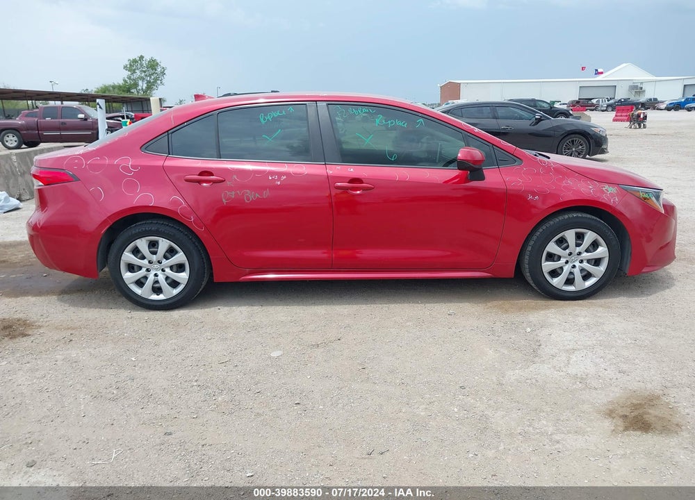2021 TOYOTA COROLLA LE VIN: JTDEPMAE7MJ147855