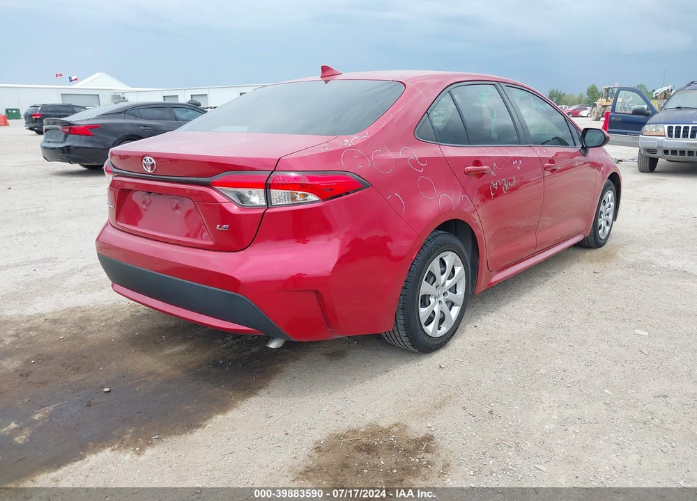 2021 TOYOTA COROLLA LE VIN: JTDEPMAE7MJ147855