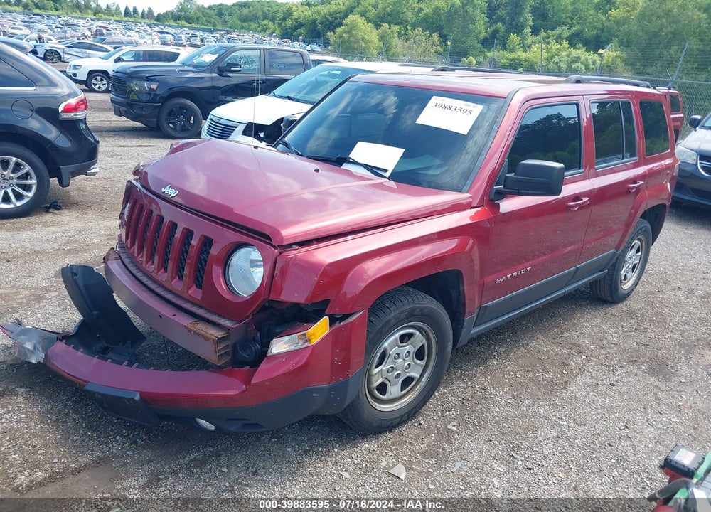 2015 JEEP PATRIOT SPORT VIN: 1C4NJPBB2FD431418