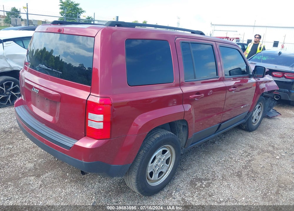 2015 JEEP PATRIOT SPORT VIN: 1C4NJPBB2FD431418