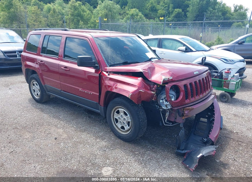 2015 JEEP PATRIOT SPORT VIN: 1C4NJPBB2FD431418