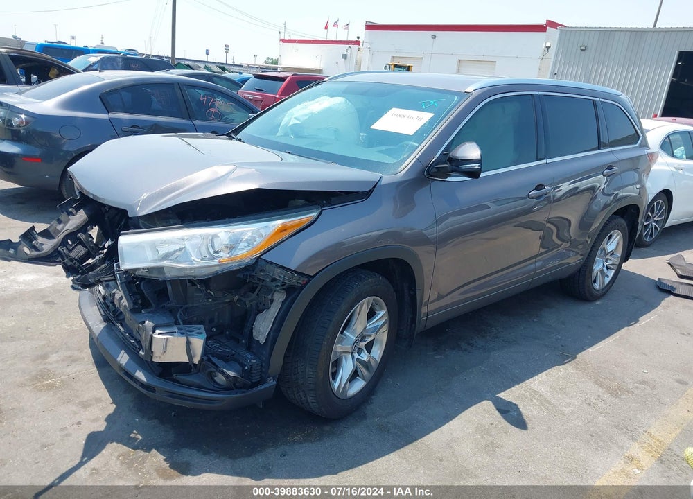 2016 TOYOTA HIGHLANDER LIMITED V6 VIN: 5TDDKRFH3GS336018