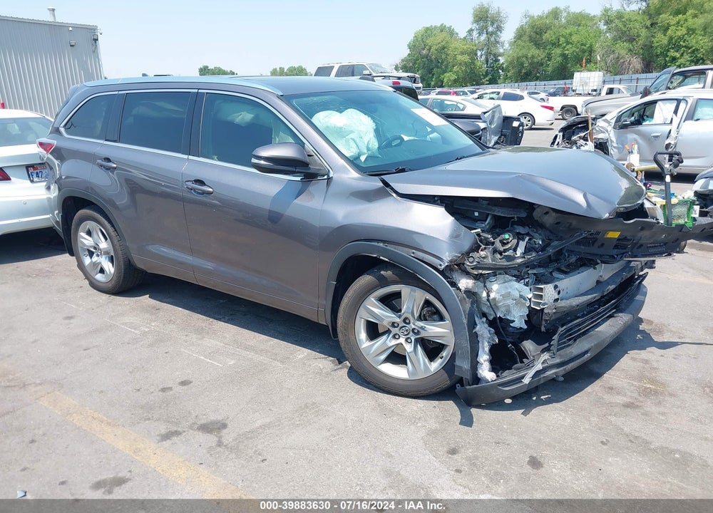 2016 TOYOTA HIGHLANDER LIMITED V6 VIN: 5TDDKRFH3GS336018