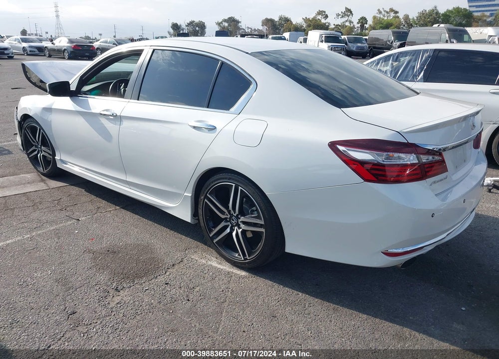 2017 HONDA ACCORD SPORT VIN: 1HGCR2F56HA299180