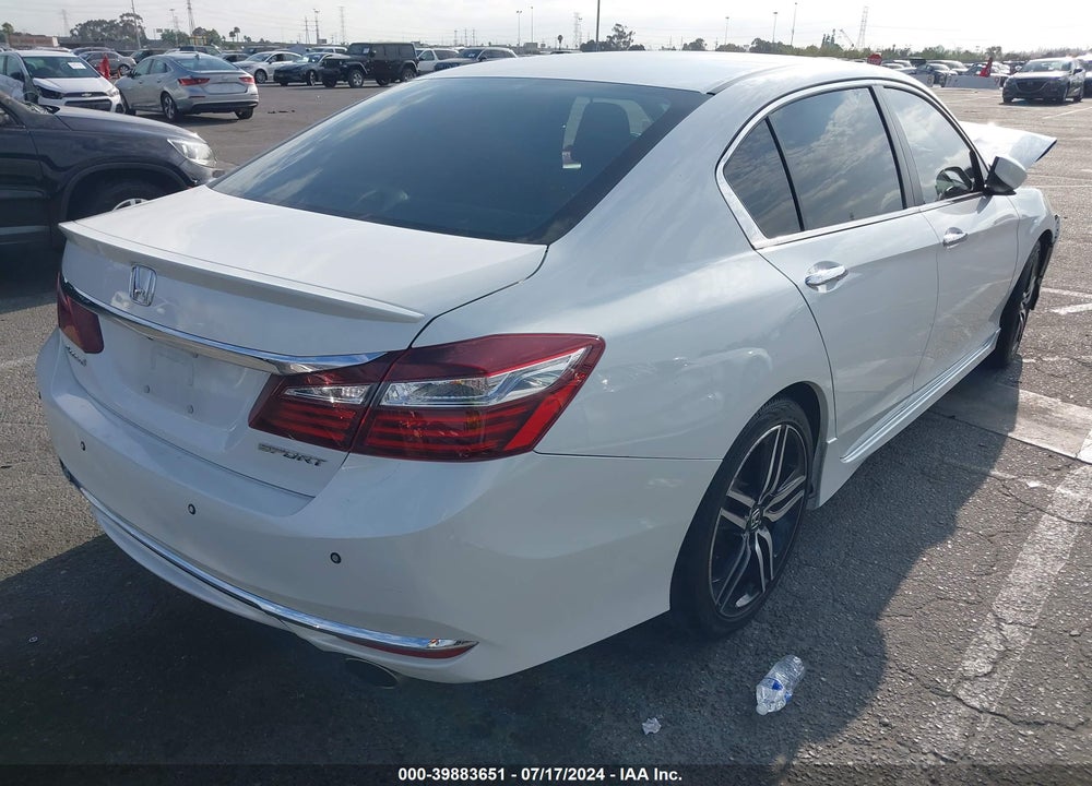 2017 HONDA ACCORD SPORT VIN: 1HGCR2F56HA299180
