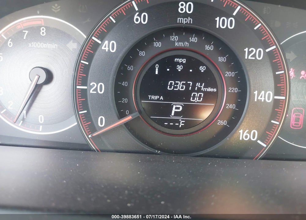 2017 HONDA ACCORD SPORT VIN: 1HGCR2F56HA299180