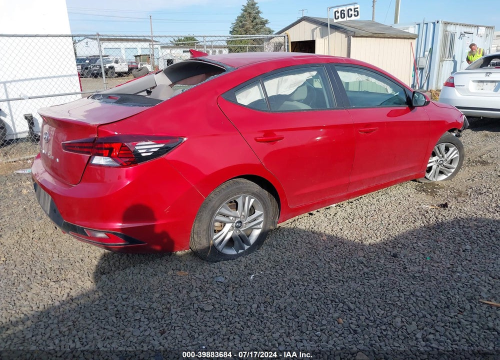 2020 HYUNDAI ELANTRA SEL VIN: 5NPD84LF3LH539270