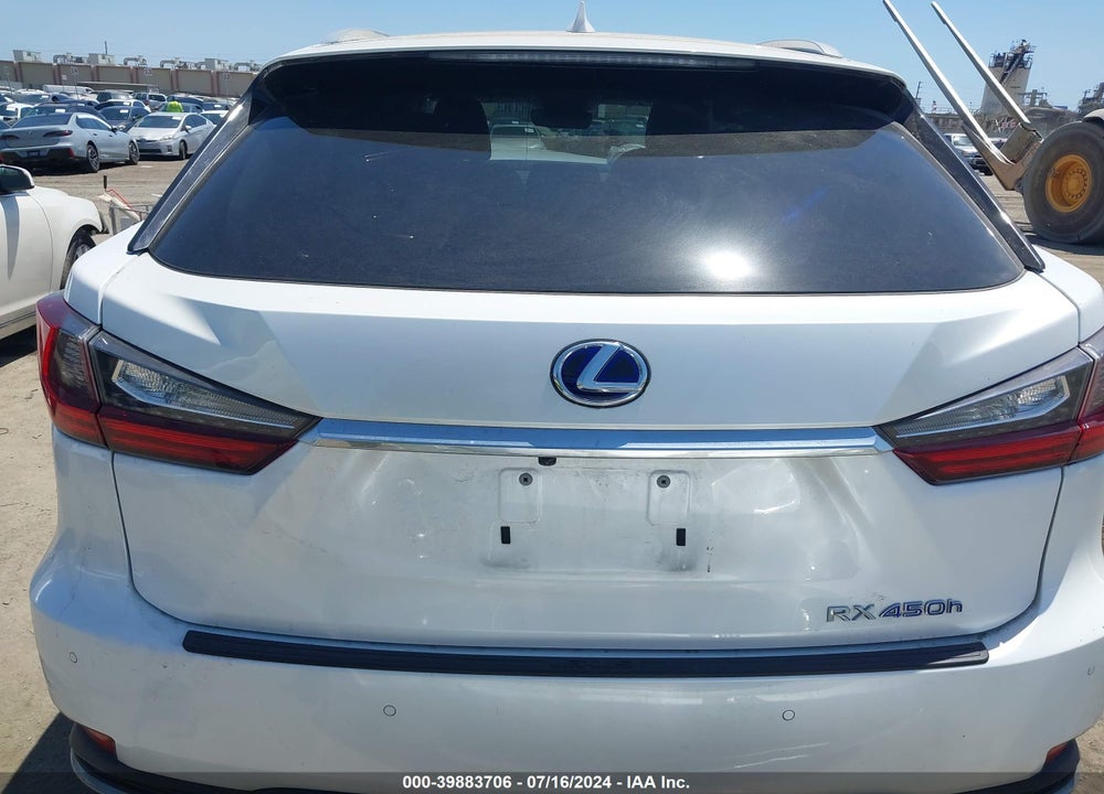 2021 LEXUS RX 450H VIN: 2T2HGMDA9MC062898