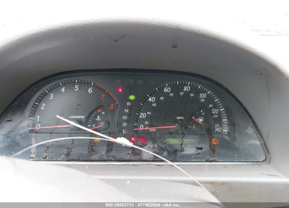 2002 TOYOTA CAMRY XLE V6 VIN: 4T1BF32K82U519523