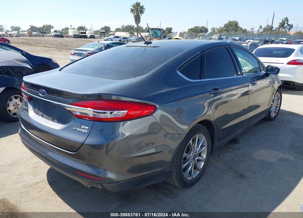 2017 FORD FUSION HYBRID SE VIN: 3FA6P0LU2HR368363