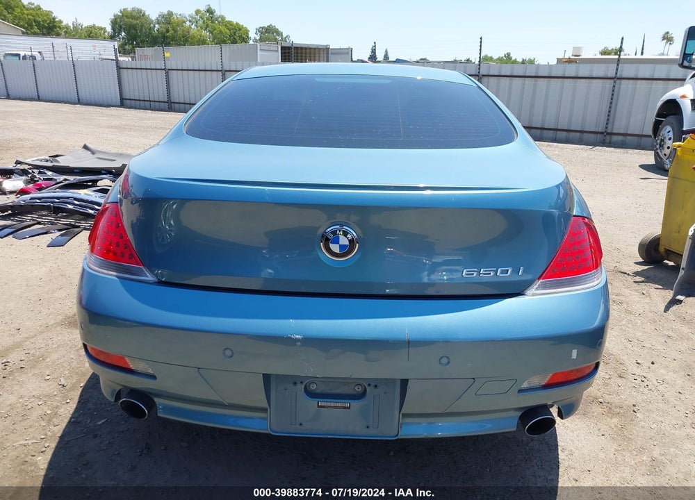 2006 BMW 650I VIN: WBAEH13446CR50563