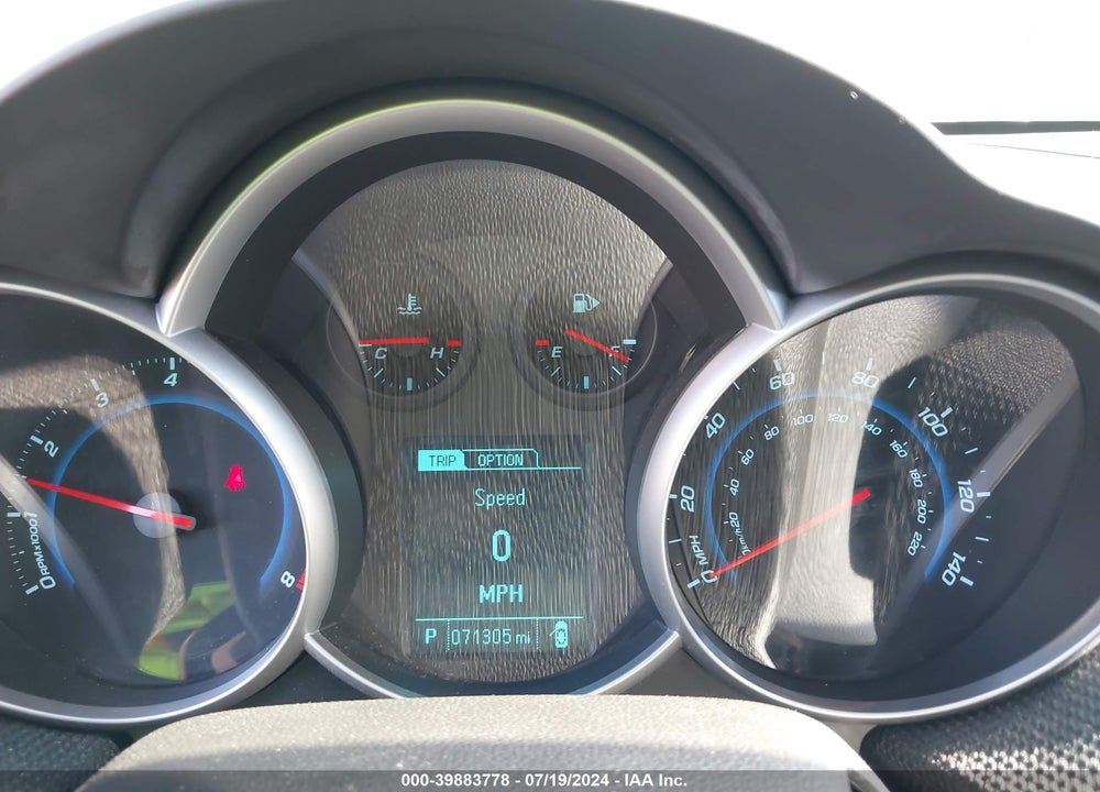 2013 CHEVROLET CRUZE 1LT AUTO VIN: 1G1PC5SB8D7168766