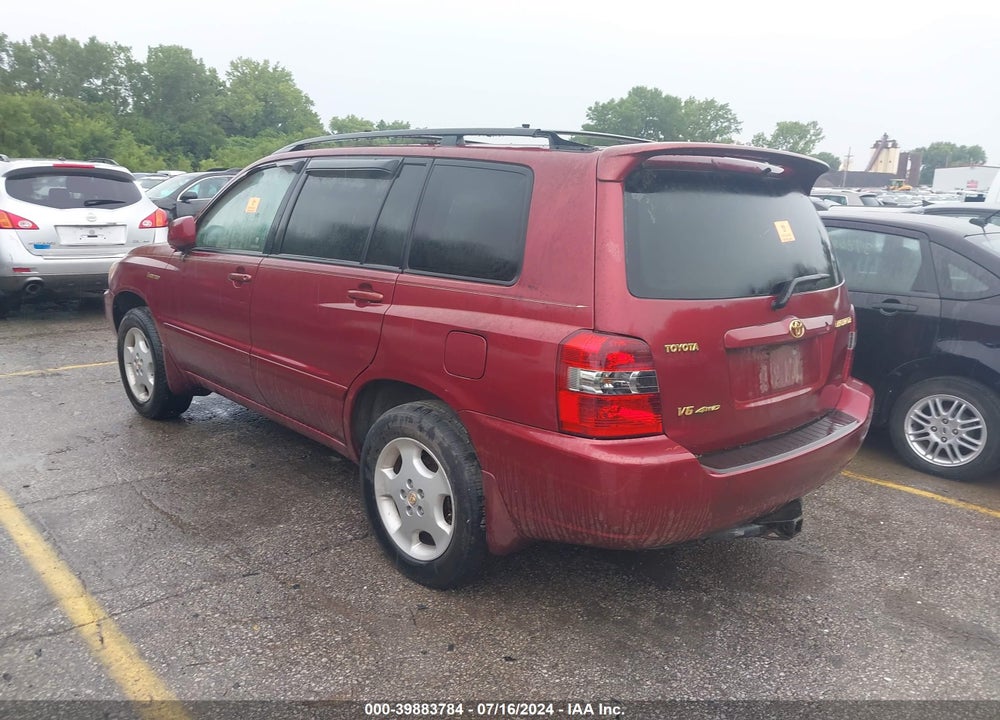2005 TOYOTA HIGHLANDER LIMITED V6 VIN: JTEEP21A850069333